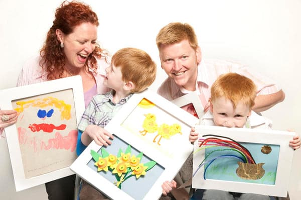 The founding family of Articulate Gallery